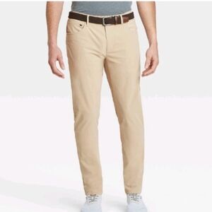 Men's Golf Slim Pants - All In Motion - Khaki - Size 38x30